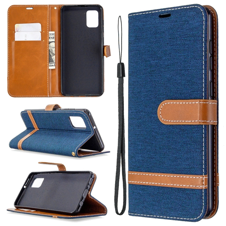 Denim Texture Horizontal Flip Leather Case with Holder & Card Slots & Wallet & Lanyard, For LG K61, For Nokia 1.3, For Samsung Galaxy A31
