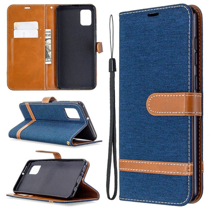 Denim Texture Horizontal Flip Leather Case with Holder & Card Slots & Wallet & Lanyard, For LG K61, For Nokia 1.3, For Samsung Galaxy A31