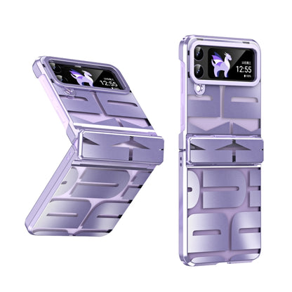 Integrated Electroplating Folding Phone Case with Hinge, For Samsung Galaxy Z Flip4 5G