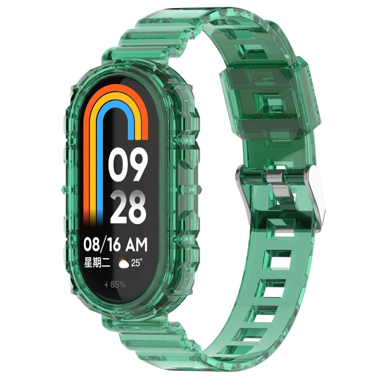 Integrated Transparent Silicone Watch Band, For Xiaomi Mi Band 8