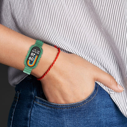 Integrated Transparent Silicone Watch Band, For Xiaomi Mi Band 8