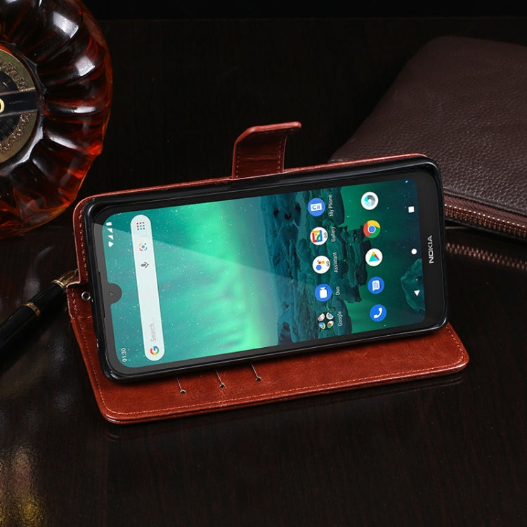 idewei 30053A Crazy Horse Texture Horizontal Flip Leather Case with Holder & Card Slots & Wallet, For Nokia 1.3, For Nokia 5.3, For OPPO A12, For OPPO A52, For OPPO A92s, For OPPO Ace2