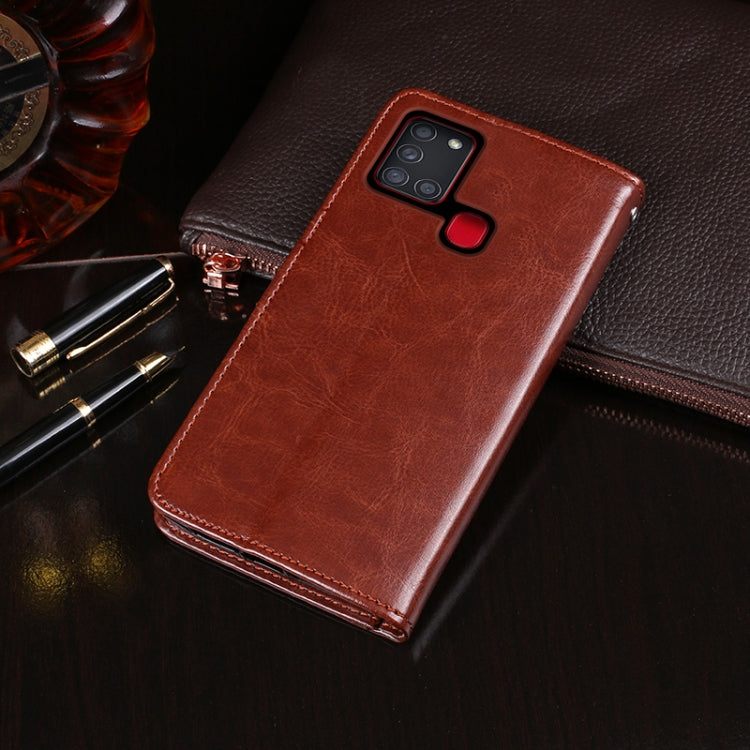 idewei 30053A Crazy Horse Texture Horizontal Flip Leather Case with Holder & Card Slots & Wallet, For Samsung Galaxy A21s, For Samsung Galaxy A41, For UMIDIGI A7 Pro, For Xiaomi Mi 10 Lite