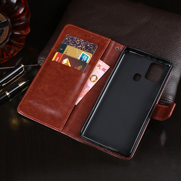 idewei 30053A Crazy Horse Texture Horizontal Flip Leather Case with Holder & Card Slots & Wallet, For Samsung Galaxy A21s, For Samsung Galaxy A41, For UMIDIGI A7 Pro, For Xiaomi Mi 10 Lite
