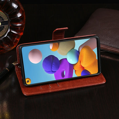 idewei 30053A Crazy Horse Texture Horizontal Flip Leather Case with Holder & Card Slots & Wallet, For Samsung Galaxy A21s, For Samsung Galaxy A41, For UMIDIGI A7 Pro, For Xiaomi Mi 10 Lite