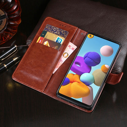 idewei 30053A Crazy Horse Texture Horizontal Flip Leather Case with Holder & Card Slots & Wallet, For Samsung Galaxy A21s, For Samsung Galaxy A41, For UMIDIGI A7 Pro, For Xiaomi Mi 10 Lite