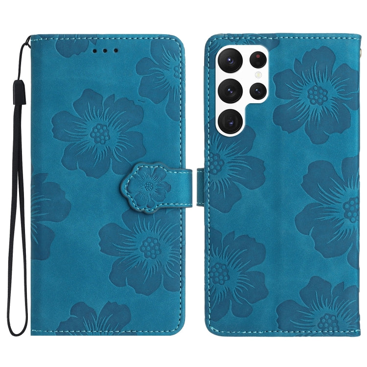 Flower Embossing Pattern Leather Phone Case, For Samsung Galaxy S23 5G, For Samsung Galaxy S23 Ultra 5G, For Samsung Galaxy S22 5G, For Samsung Galaxy S22+ 5G, For Samsung Galaxy S22 Ultra 5G, For Samsung Galaxy S21 5G, For Samsung Galaxy S21+ 5G      ...