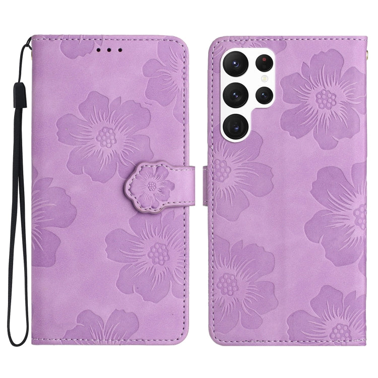 Flower Embossing Pattern Leather Phone Case, For Samsung Galaxy S23 5G, For Samsung Galaxy S23 Ultra 5G, For Samsung Galaxy S22 5G, For Samsung Galaxy S22+ 5G, For Samsung Galaxy S22 Ultra 5G, For Samsung Galaxy S21 5G, For Samsung Galaxy S21+ 5G      ...