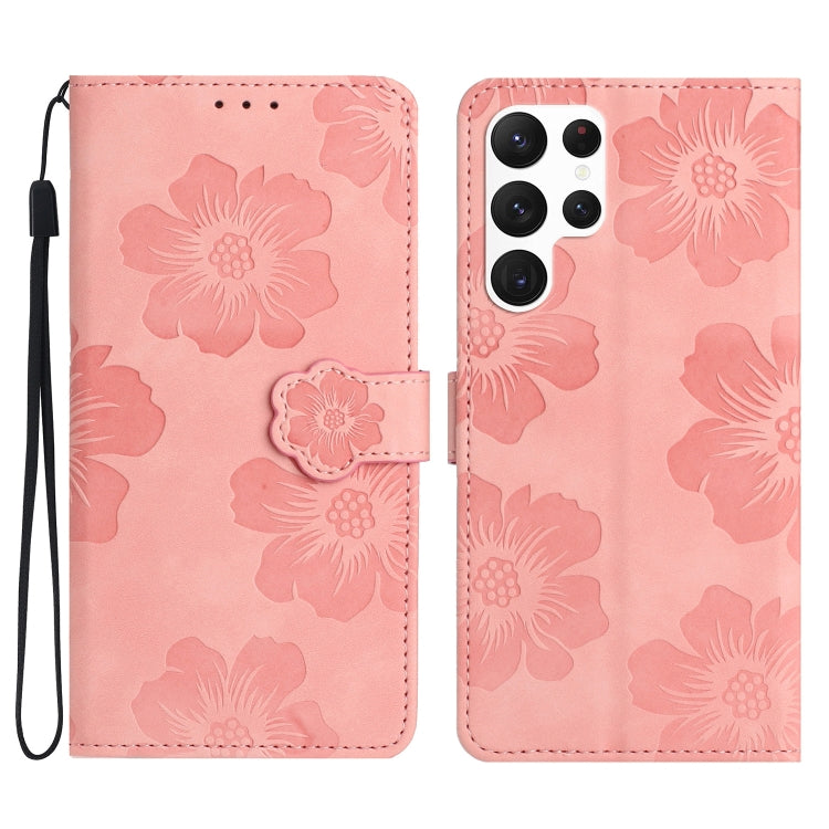 Flower Embossing Pattern Leather Phone Case, For Samsung Galaxy S23 5G, For Samsung Galaxy S23 Ultra 5G, For Samsung Galaxy S22 5G, For Samsung Galaxy S22+ 5G, For Samsung Galaxy S22 Ultra 5G, For Samsung Galaxy S21 5G, For Samsung Galaxy S21+ 5G      ...