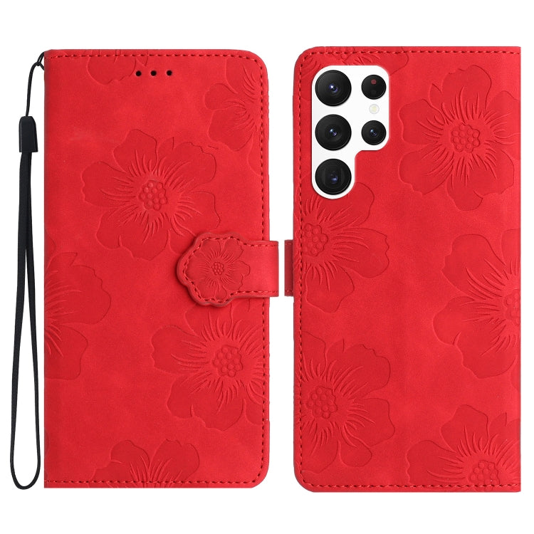Flower Embossing Pattern Leather Phone Case, For Samsung Galaxy S23 5G, For Samsung Galaxy S23 Ultra 5G, For Samsung Galaxy S22 5G, For Samsung Galaxy S22+ 5G, For Samsung Galaxy S22 Ultra 5G, For Samsung Galaxy S21 5G, For Samsung Galaxy S21+ 5G      ...