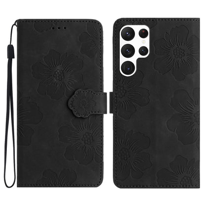 Flower Embossing Pattern Leather Phone Case, For Samsung Galaxy S23 5G, For Samsung Galaxy S23 Ultra 5G, For Samsung Galaxy S22 5G, For Samsung Galaxy S22+ 5G, For Samsung Galaxy S22 Ultra 5G, For Samsung Galaxy S21 5G, For Samsung Galaxy S21+ 5G      ...