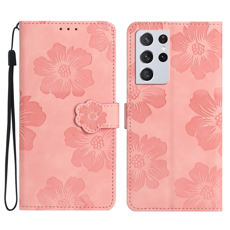 Flower Embossing Pattern Leather Phone Case, For Samsung Galaxy S23 5G, For Samsung Galaxy S23 Ultra 5G, For Samsung Galaxy S22 5G, For Samsung Galaxy S22+ 5G, For Samsung Galaxy S22 Ultra 5G, For Samsung Galaxy S21 5G, For Samsung Galaxy S21+ 5G      ...