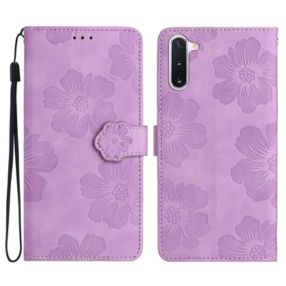 Flower Embossing Pattern Leather Phone Case, For Samsung Galaxy Note10, For Samsung Galaxy Note10+