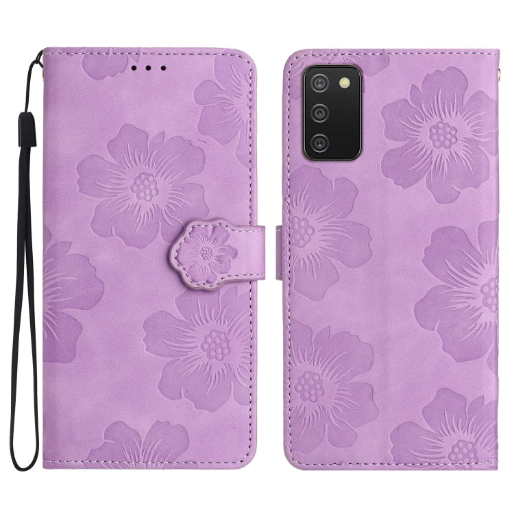 Flower Embossing Pattern Leather Phone Case, For Samsung Galaxy A25 5G, For Samsung Galaxy S24 Ultra 5G, For Samsung Galaxy A35 5G, For Samsung Galaxy A02s / F02s 164, For Samsung Galaxy A15, For Samsung Galaxy A02s EU, For Samsung Galaxy A05          ...