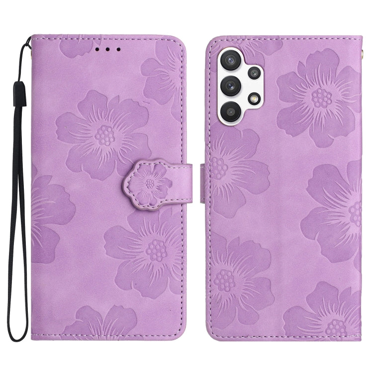 Flower Embossing Pattern Leather Phone Case, For Samsung Galaxy A12, For Samsung Galaxy A13 4G, For Samsung Galaxy A13 5G, For Samsung Galaxy A14 5G, For Samsung Galaxy A20 / A30, For Samsung Galaxy A20e, For Samsung Galaxy A20s, For Samsung Galaxy A21...