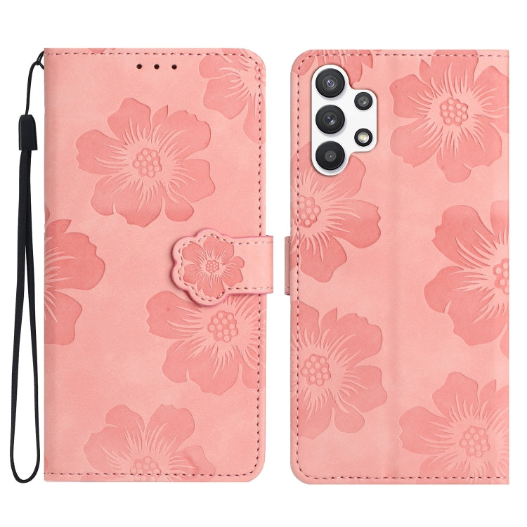 Flower Embossing Pattern Leather Phone Case, For Samsung Galaxy A12, For Samsung Galaxy A13 4G, For Samsung Galaxy A13 5G, For Samsung Galaxy A14 5G, For Samsung Galaxy A20 / A30, For Samsung Galaxy A20e, For Samsung Galaxy A20s, For Samsung Galaxy A21...