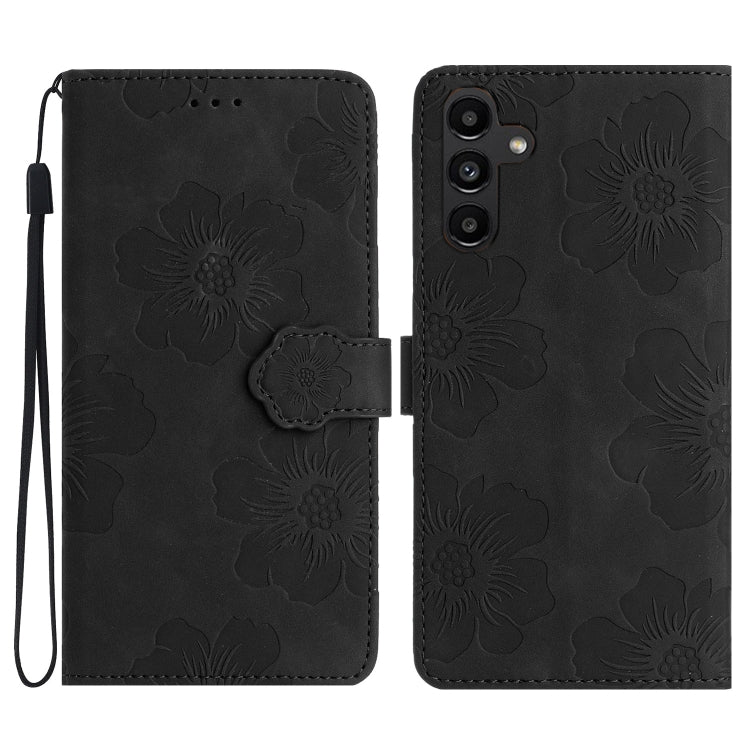 Flower Embossing Pattern Leather Phone Case, For Samsung Galaxy A12, For Samsung Galaxy A13 4G, For Samsung Galaxy A13 5G, For Samsung Galaxy A14 5G, For Samsung Galaxy A20 / A30, For Samsung Galaxy A20e, For Samsung Galaxy A20s, For Samsung Galaxy A21...
