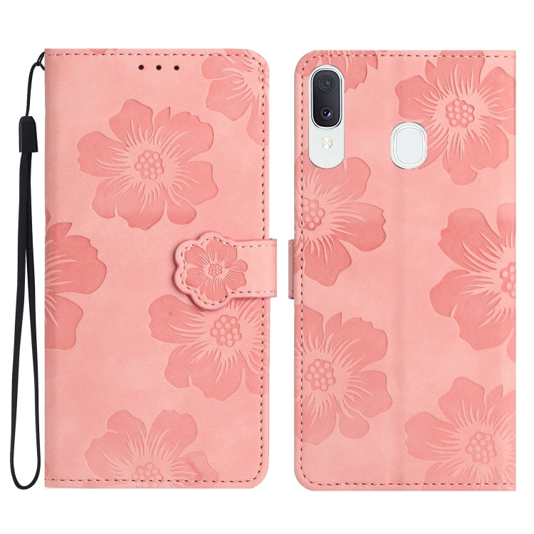 Flower Embossing Pattern Leather Phone Case, For Samsung Galaxy A12, For Samsung Galaxy A13 4G, For Samsung Galaxy A13 5G, For Samsung Galaxy A14 5G, For Samsung Galaxy A20 / A30, For Samsung Galaxy A20e, For Samsung Galaxy A20s, For Samsung Galaxy A21...