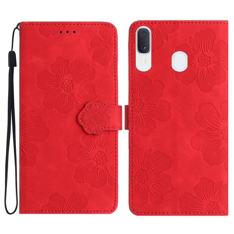 Flower Embossing Pattern Leather Phone Case, For Samsung Galaxy A12, For Samsung Galaxy A13 4G, For Samsung Galaxy A13 5G, For Samsung Galaxy A14 5G, For Samsung Galaxy A20 / A30, For Samsung Galaxy A20e, For Samsung Galaxy A20s, For Samsung Galaxy A21...