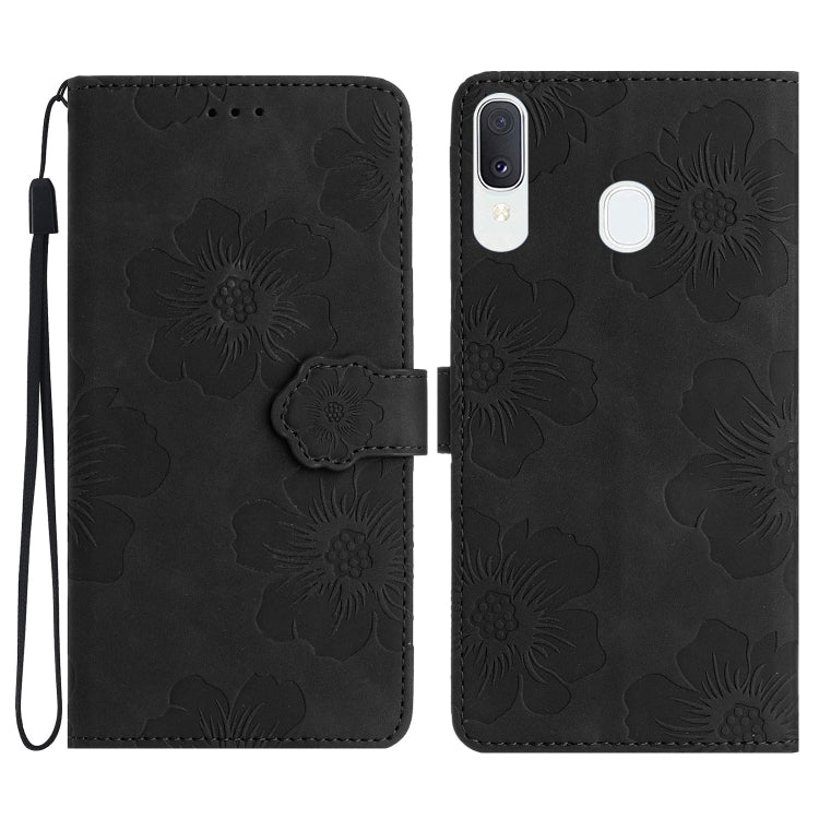 Flower Embossing Pattern Leather Phone Case, For Samsung Galaxy A12, For Samsung Galaxy A13 4G, For Samsung Galaxy A13 5G, For Samsung Galaxy A14 5G, For Samsung Galaxy A20 / A30, For Samsung Galaxy A20e, For Samsung Galaxy A20s, For Samsung Galaxy A21...