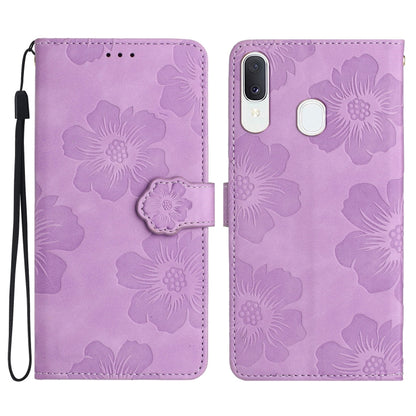 Flower Embossing Pattern Leather Phone Case, For Samsung Galaxy A12, For Samsung Galaxy A13 4G, For Samsung Galaxy A13 5G, For Samsung Galaxy A14 5G, For Samsung Galaxy A20 / A30, For Samsung Galaxy A20e, For Samsung Galaxy A20s, For Samsung Galaxy A21...