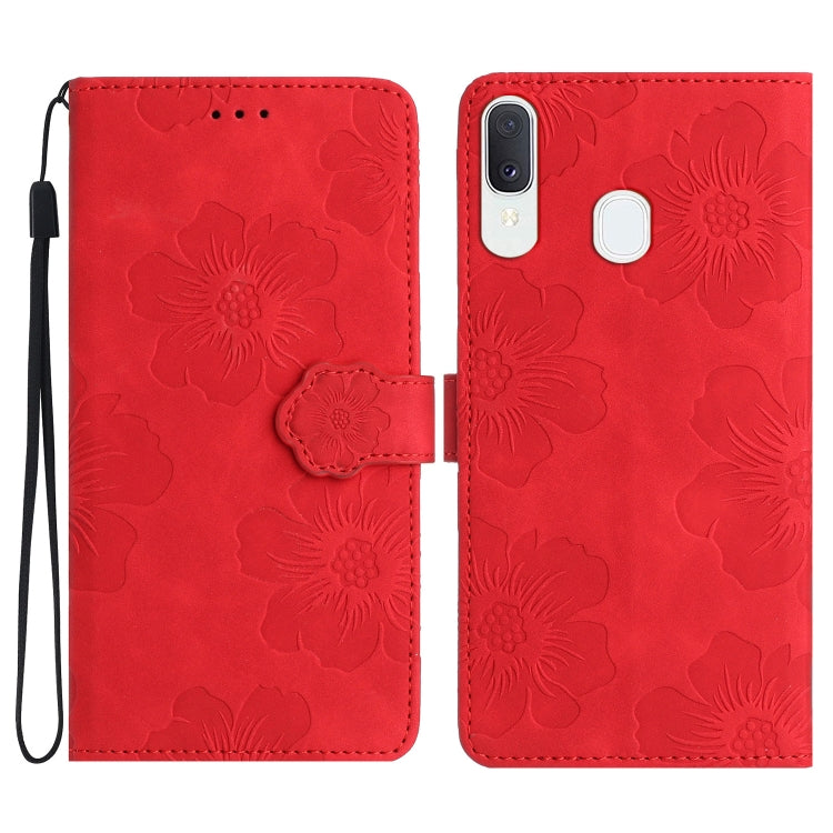 Flower Embossing Pattern Leather Phone Case, For Samsung Galaxy A12, For Samsung Galaxy A13 4G, For Samsung Galaxy A13 5G, For Samsung Galaxy A14 5G, For Samsung Galaxy A20 / A30, For Samsung Galaxy A20e, For Samsung Galaxy A20s, For Samsung Galaxy A21...