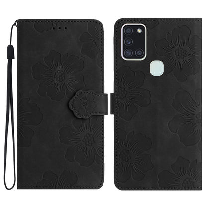 Flower Embossing Pattern Leather Phone Case, For Samsung Galaxy A12, For Samsung Galaxy A13 4G, For Samsung Galaxy A13 5G, For Samsung Galaxy A14 5G, For Samsung Galaxy A20 / A30, For Samsung Galaxy A20e, For Samsung Galaxy A20s, For Samsung Galaxy A21...