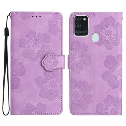 Flower Embossing Pattern Leather Phone Case, For Samsung Galaxy A12, For Samsung Galaxy A13 4G, For Samsung Galaxy A13 5G, For Samsung Galaxy A14 5G, For Samsung Galaxy A20 / A30, For Samsung Galaxy A20e, For Samsung Galaxy A20s, For Samsung Galaxy A21...