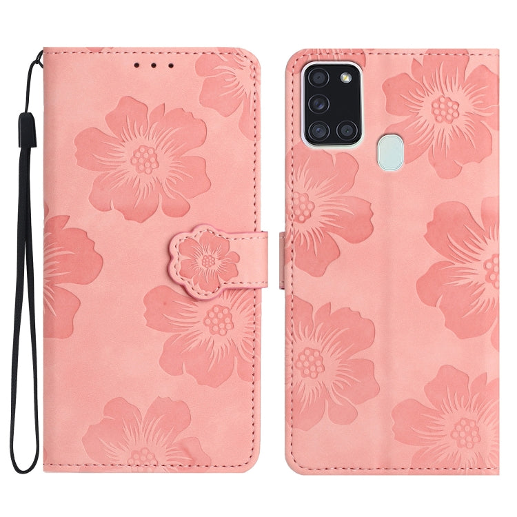 Flower Embossing Pattern Leather Phone Case, For Samsung Galaxy A12, For Samsung Galaxy A13 4G, For Samsung Galaxy A13 5G, For Samsung Galaxy A14 5G, For Samsung Galaxy A20 / A30, For Samsung Galaxy A20e, For Samsung Galaxy A20s, For Samsung Galaxy A21...