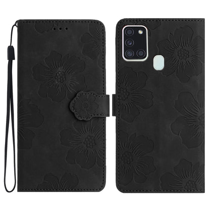 Flower Embossing Pattern Leather Phone Case, For Samsung Galaxy A12, For Samsung Galaxy A13 4G, For Samsung Galaxy A13 5G, For Samsung Galaxy A14 5G, For Samsung Galaxy A20 / A30, For Samsung Galaxy A20e, For Samsung Galaxy A20s, For Samsung Galaxy A21...
