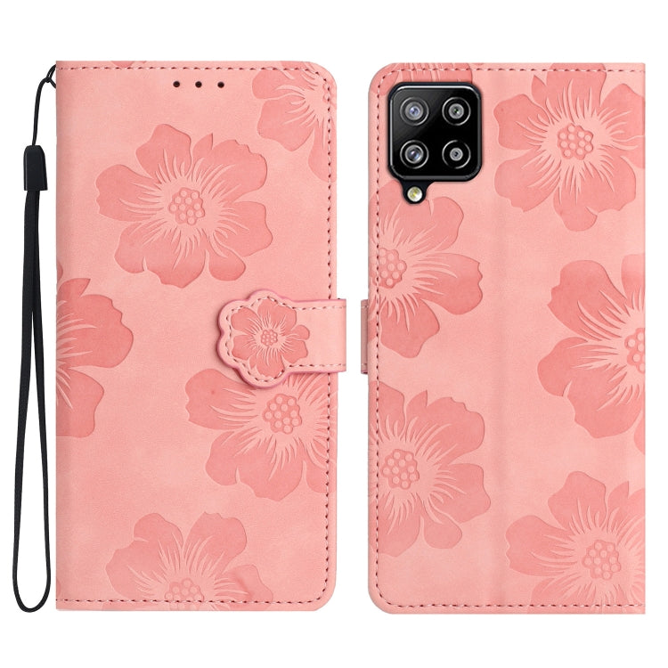 Flower Embossing Pattern Leather Phone Case, For Samsung Galaxy A12, For Samsung Galaxy A13 4G, For Samsung Galaxy A13 5G, For Samsung Galaxy A14 5G, For Samsung Galaxy A20 / A30, For Samsung Galaxy A20e, For Samsung Galaxy A20s, For Samsung Galaxy A21...