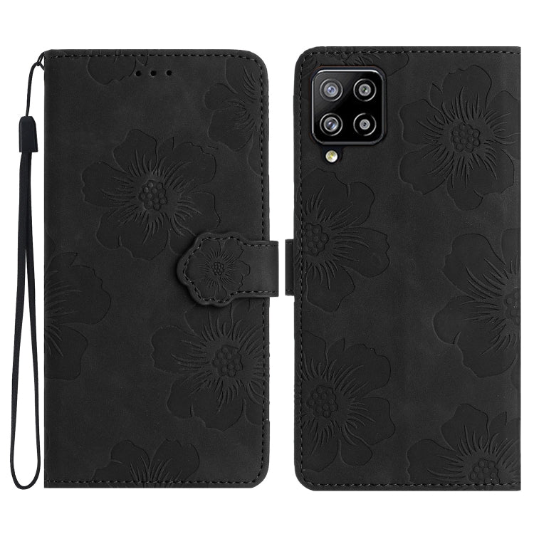 Flower Embossing Pattern Leather Phone Case, For Samsung Galaxy A12, For Samsung Galaxy A13 4G, For Samsung Galaxy A13 5G, For Samsung Galaxy A14 5G, For Samsung Galaxy A20 / A30, For Samsung Galaxy A20e, For Samsung Galaxy A20s, For Samsung Galaxy A21...