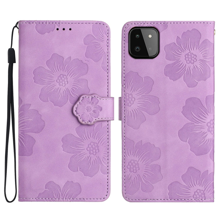 Flower Embossing Pattern Leather Phone Case, For Samsung Galaxy A22 5G, For Samsung Galaxy A23 5G, For Samsung Galaxy A23e / A23s, For Samsung Galaxy A32 4G, For Samsung Galaxy A32 5G, For Samsung Galaxy A33 5G, For Samsung Galaxy A34 5G               ...