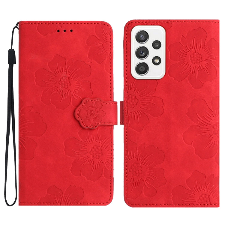 Flower Embossing Pattern Leather Phone Case, For Samsung Galaxy A22 5G, For Samsung Galaxy A23 5G, For Samsung Galaxy A23e / A23s, For Samsung Galaxy A32 4G, For Samsung Galaxy A32 5G, For Samsung Galaxy A33 5G, For Samsung Galaxy A34 5G               ...
