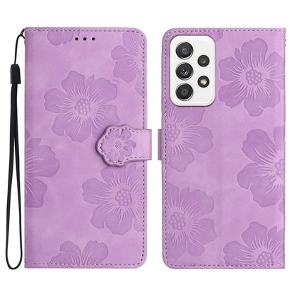 Flower Embossing Pattern Leather Phone Case, For Samsung Galaxy A22 5G, For Samsung Galaxy A23 5G, For Samsung Galaxy A23e / A23s, For Samsung Galaxy A32 4G, For Samsung Galaxy A32 5G, For Samsung Galaxy A33 5G, For Samsung Galaxy A34 5G               ...