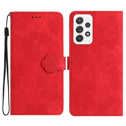 Flower Embossing Pattern Leather Phone Case, For Samsung Galaxy A22 5G, For Samsung Galaxy A23 5G, For Samsung Galaxy A23e / A23s, For Samsung Galaxy A32 4G, For Samsung Galaxy A32 5G, For Samsung Galaxy A33 5G, For Samsung Galaxy A34 5G               ...