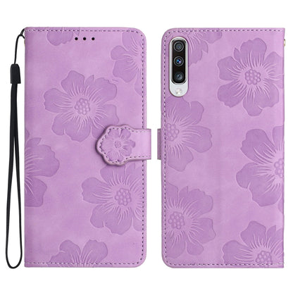 Flower Embossing Pattern Leather Phone Case, For Samsung Galaxy A42 5G, For Samsung Galaxy A50, For Samsung Galaxy A51 4G, For Samsung Galaxy A52 5G, For Samsung Galaxy A53 5G, For Samsung Galaxy A54 5G, For Samsung Galaxy A70, For Samsung Galaxy A71 4...