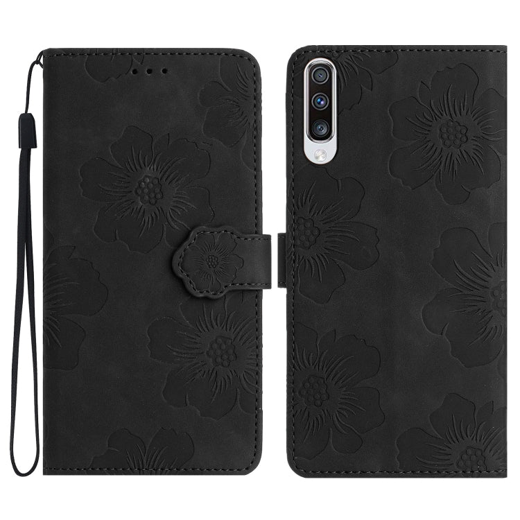 Flower Embossing Pattern Leather Phone Case, For Samsung Galaxy A42 5G, For Samsung Galaxy A50, For Samsung Galaxy A51 4G, For Samsung Galaxy A52 5G, For Samsung Galaxy A53 5G, For Samsung Galaxy A54 5G, For Samsung Galaxy A70, For Samsung Galaxy A71 4...