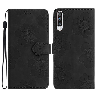 Flower Embossing Pattern Leather Phone Case, For Samsung Galaxy A42 5G, For Samsung Galaxy A50, For Samsung Galaxy A51 4G, For Samsung Galaxy A52 5G, For Samsung Galaxy A53 5G, For Samsung Galaxy A54 5G, For Samsung Galaxy A70, For Samsung Galaxy A71 4...