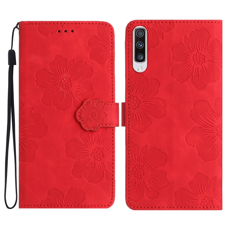 Flower Embossing Pattern Leather Phone Case, For Samsung Galaxy A42 5G, For Samsung Galaxy A50, For Samsung Galaxy A51 4G, For Samsung Galaxy A52 5G, For Samsung Galaxy A53 5G, For Samsung Galaxy A54 5G, For Samsung Galaxy A70, For Samsung Galaxy A71 4...