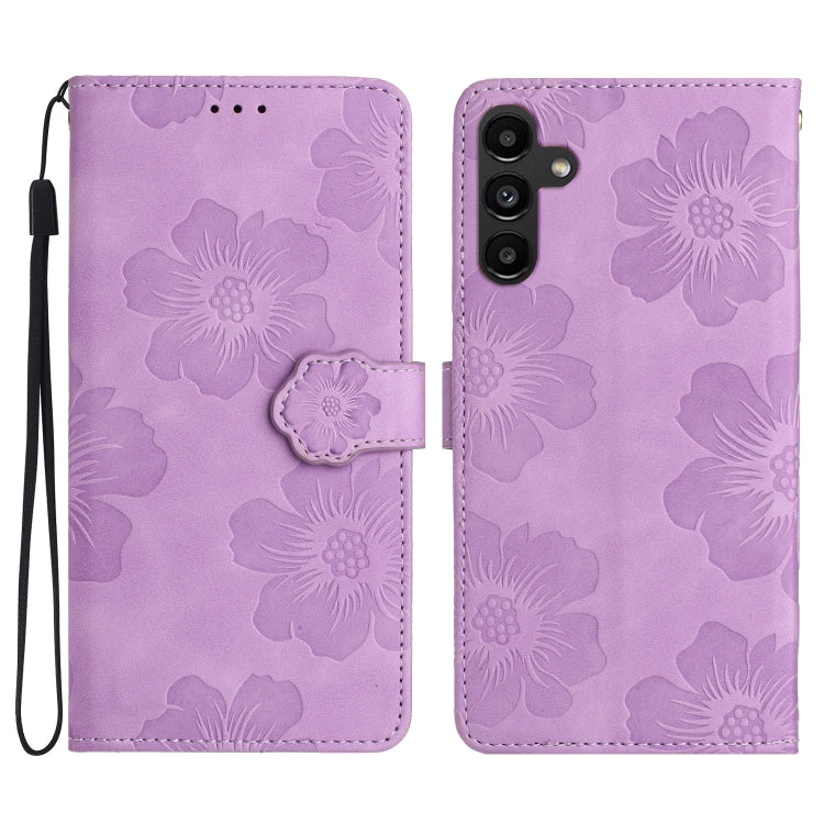 Flower Embossing Pattern Leather Phone Case, For Samsung Galaxy A25 5G, For Samsung Galaxy S24 Ultra 5G, For Samsung Galaxy A35 5G, For Samsung Galaxy A02s / F02s 164, For Samsung Galaxy A15, For Samsung Galaxy A02s EU, For Samsung Galaxy A05          ...