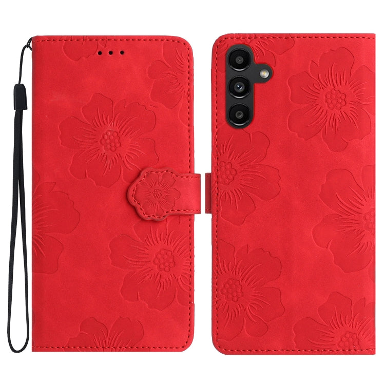 Flower Embossing Pattern Leather Phone Case, For Samsung Galaxy A25 5G, For Samsung Galaxy S24 Ultra 5G, For Samsung Galaxy A35 5G, For Samsung Galaxy A02s / F02s 164, For Samsung Galaxy A15, For Samsung Galaxy A02s EU, For Samsung Galaxy A05          ...