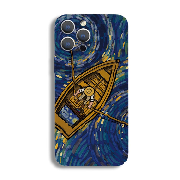 Precise Hole Oil Painting Pattern PC Phone Case, For iPhone 14, For iPhone 14 Pro, For iPhone 14 Pro Max, For iPhone SE 2022 / 2020 / 8 / 7, For iPhone 13 Pro Max