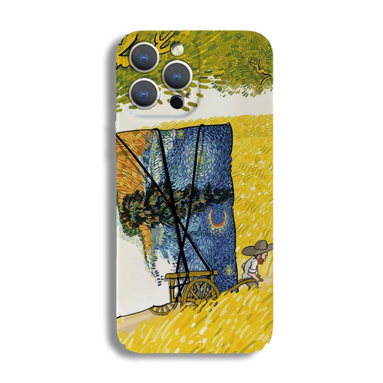 Precise Hole Oil Painting Pattern PC Phone Case, For iPhone 14, For iPhone 14 Pro, For iPhone 14 Pro Max, For iPhone SE 2022 / 2020 / 8 / 7, For iPhone 13 Pro Max