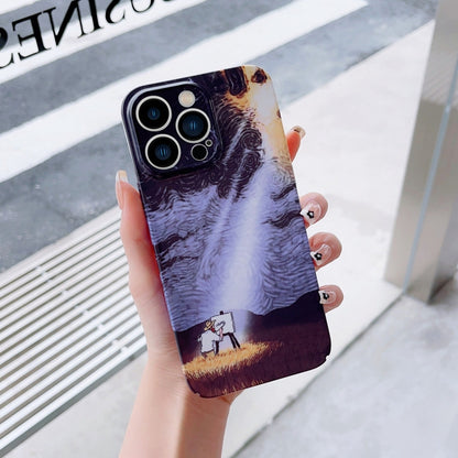 Precise Hole Oil Painting Pattern PC Phone Case, For iPhone XS Max, For iPhone XR