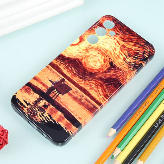Precise Hole Oil Painting Pattern PC Phone Case, For Samsung Galaxy S23 5G, For Samsung Galaxy S23 Ultra 5G, For Samsung Galaxy S22 5G, For Samsung Galaxy S22+ 5G, For Samsung Galaxy S22 Ultra 5G, For Samsung Galaxy A14 5G, For Samsung Galaxy A34 5G   ...