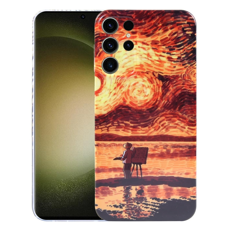 Precise Hole Oil Painting Pattern PC Phone Case, For Samsung Galaxy S23 5G, For Samsung Galaxy S23 Ultra 5G, For Samsung Galaxy S22 5G, For Samsung Galaxy S22+ 5G, For Samsung Galaxy S22 Ultra 5G, For Samsung Galaxy A14 5G, For Samsung Galaxy A34 5G   ...