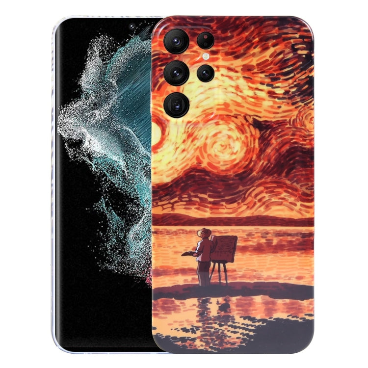 Precise Hole Oil Painting Pattern PC Phone Case, For Samsung Galaxy S23 5G, For Samsung Galaxy S23 Ultra 5G, For Samsung Galaxy S22 5G, For Samsung Galaxy S22+ 5G, For Samsung Galaxy S22 Ultra 5G, For Samsung Galaxy A14 5G, For Samsung Galaxy A34 5G   ...