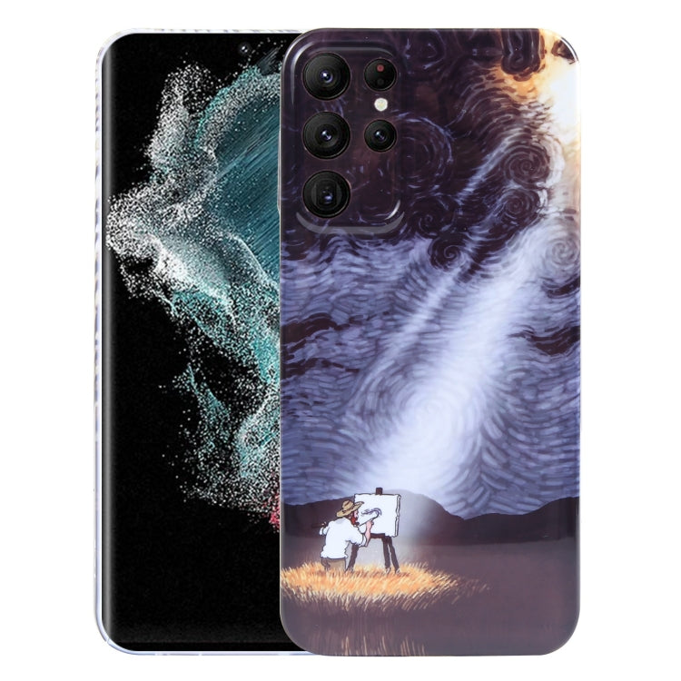 Precise Hole Oil Painting Pattern PC Phone Case, For Samsung Galaxy S23 5G, For Samsung Galaxy S23 Ultra 5G, For Samsung Galaxy S22 5G, For Samsung Galaxy S22+ 5G, For Samsung Galaxy S22 Ultra 5G, For Samsung Galaxy A14 5G, For Samsung Galaxy A34 5G   ...