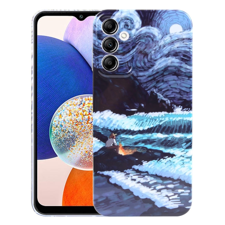 Precise Hole Oil Painting Pattern PC Phone Case, For Samsung Galaxy S23 5G, For Samsung Galaxy S23 Ultra 5G, For Samsung Galaxy S22 5G, For Samsung Galaxy S22+ 5G, For Samsung Galaxy S22 Ultra 5G, For Samsung Galaxy A14 5G, For Samsung Galaxy A34 5G   ...
